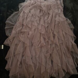 Soho Apparel Purple Maxi Bubble Skirt